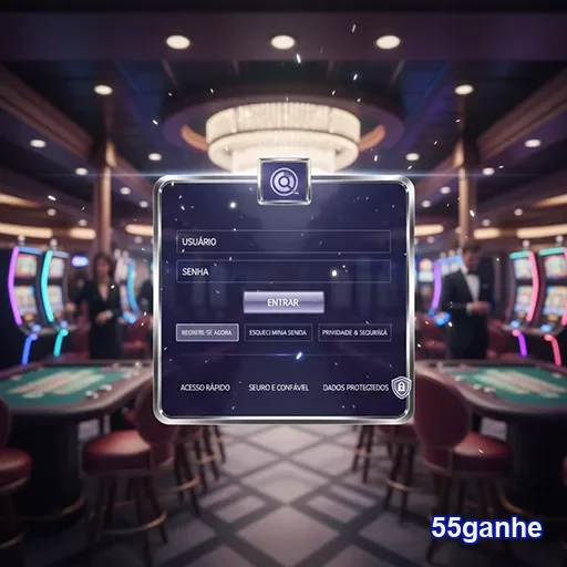 Usuário acessando plataforma com foco em segurança